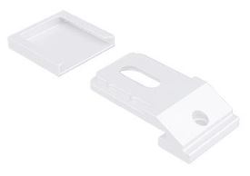 Plafondsteun 3mm met afdekkap (schroef)
