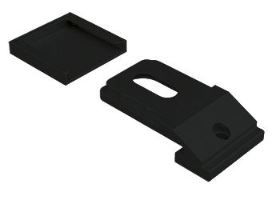 Plafondsteun 3mm met afdekkap (schroef)