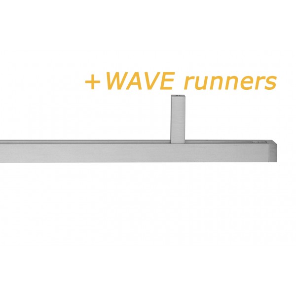 RAILROEDE CUBUS 2 WAVE ALUMINIUM 20MM