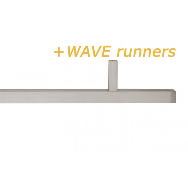 RAILROEDE CUBUS 2 WAVE NIKKEL MAT 20MM