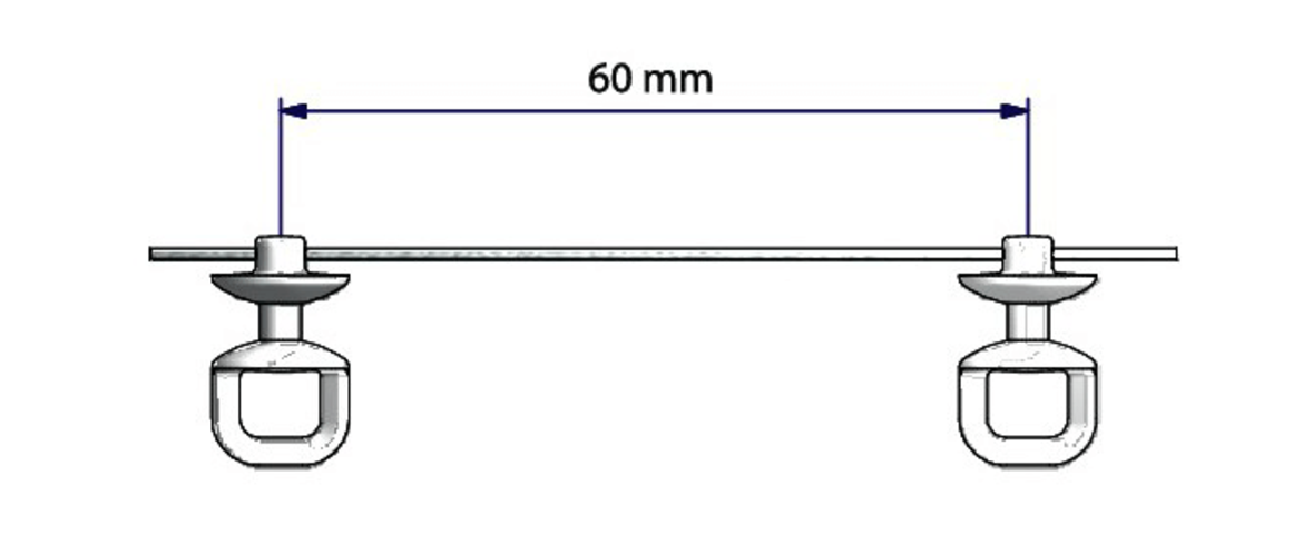 Runners / lopers. Lengte Per mm rails