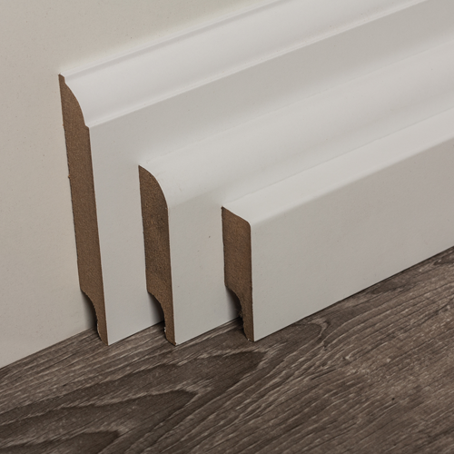 Aanbrengen MDF PLINT, per plint 240cm (exclusief materiaal)